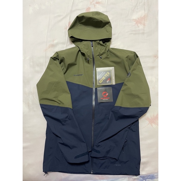 長毛象 M號Gore-Tex 2.5層 雨衣 MAMMUT Wenaha Hardshell Jacket（男）