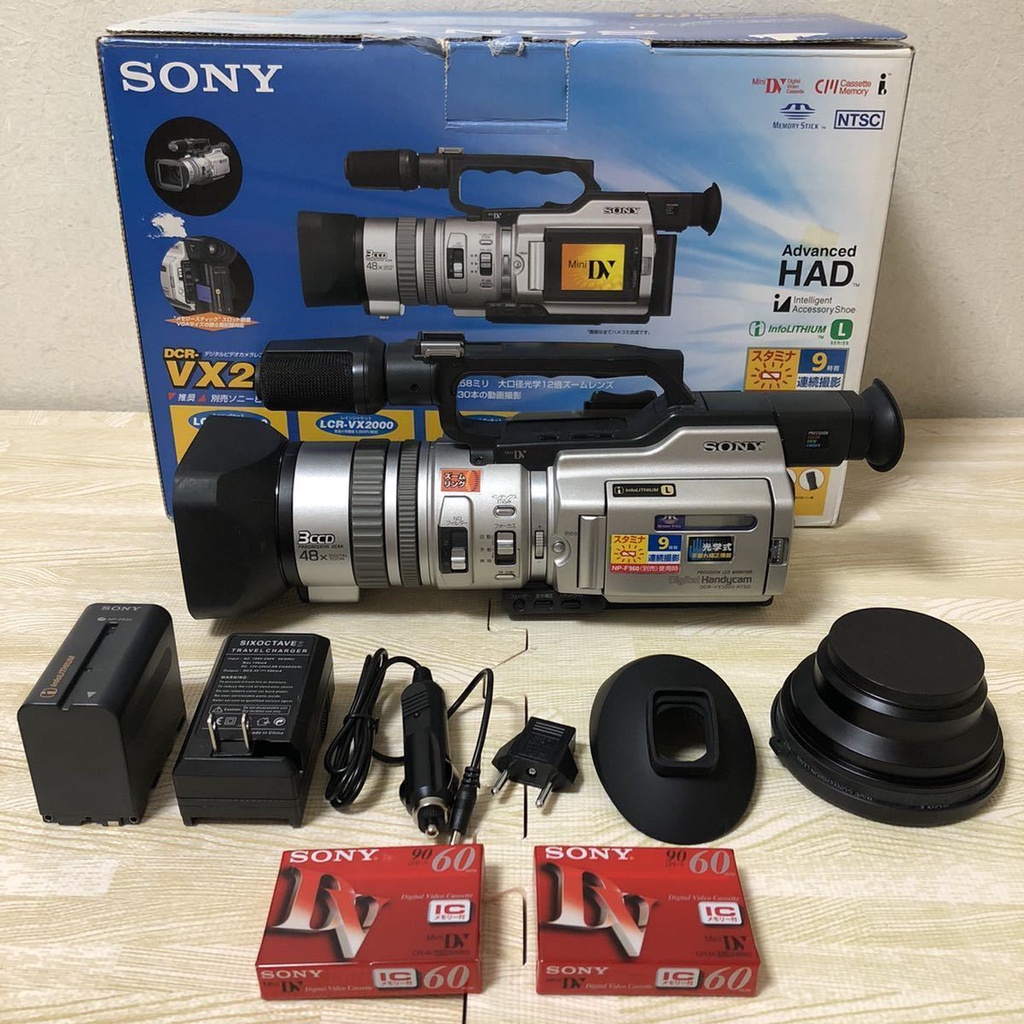 【日本直郵】中古美品★SONY HANDYCAM DCR-VX2000/攝像機#JC392