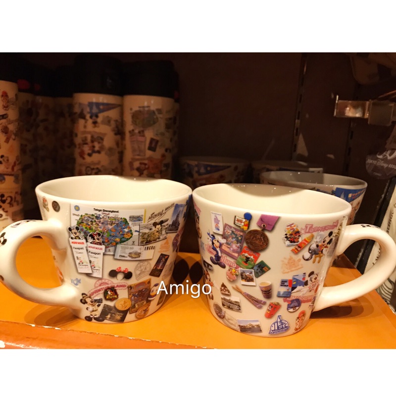 《Amigo朋友禮品》東京迪士尼樂園 35週年 米奇 米妮 唐老鴨 馬克杯 水杯 瓷杯 杯子 杯