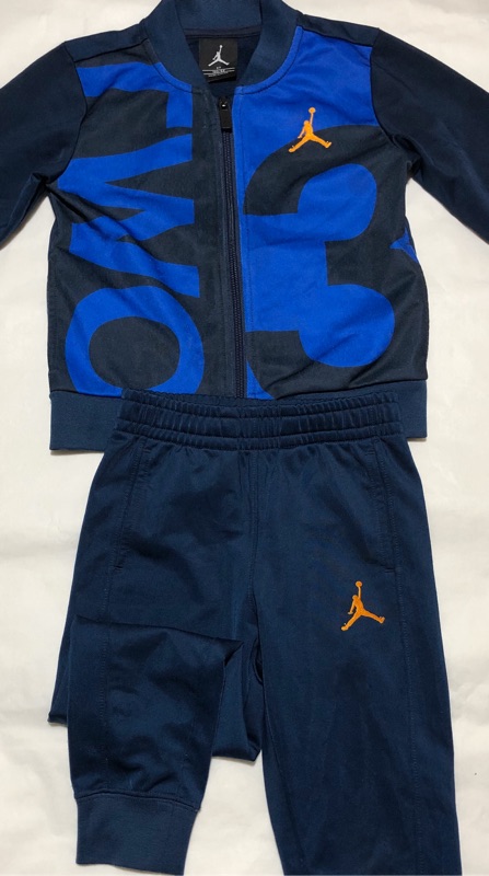 Air Jordan 兒童運動套裝-深藍（3T/100cm)