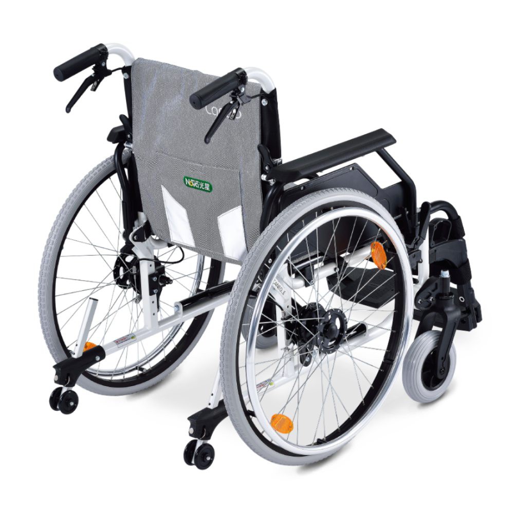 來而康 光星 NOVA 輪椅 Caneo S 介護鼓剎型 輪椅補助B款附加A款 贈輪椅置物袋
