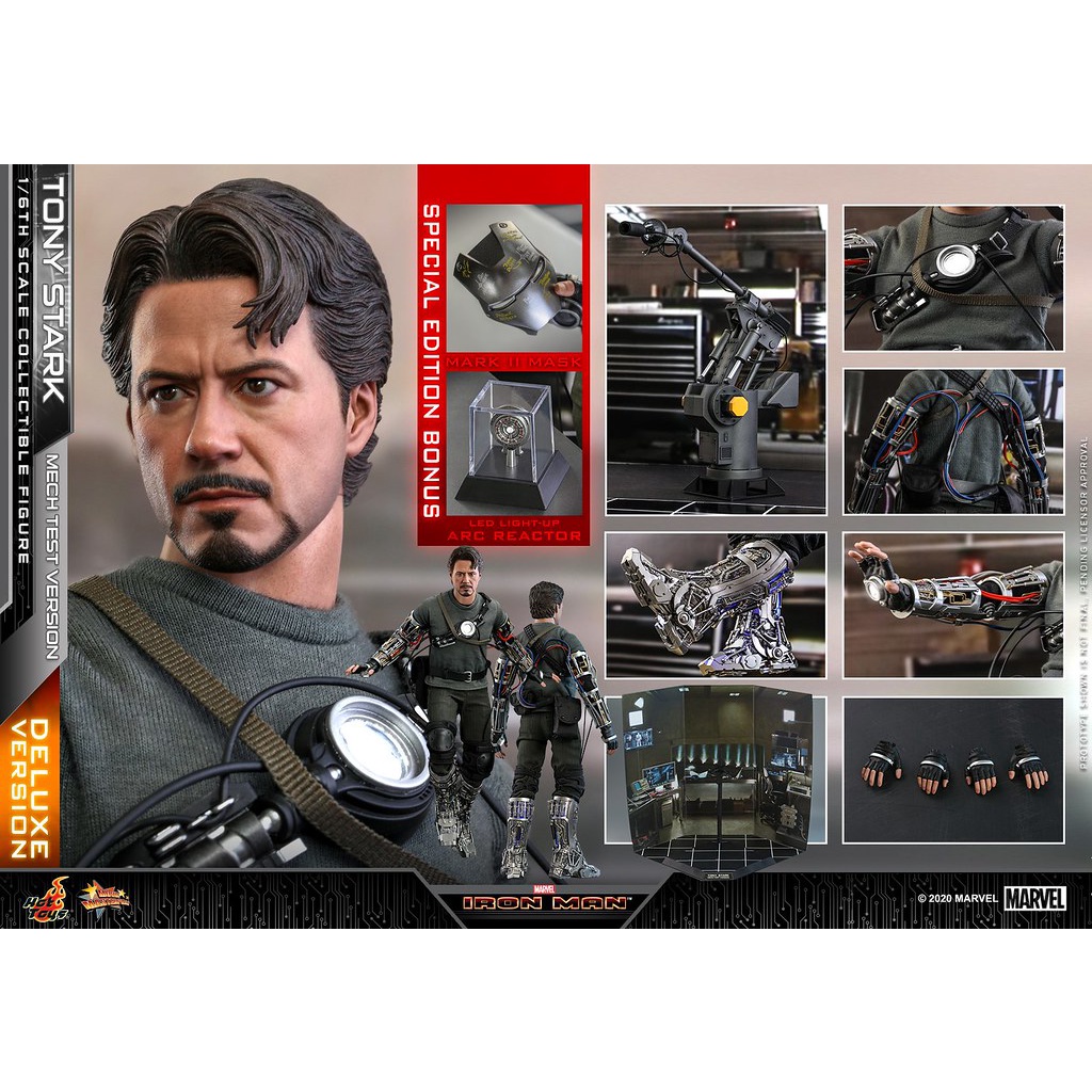 全新 野獸國 Hot Toys – MMS581 MMS582 –《 鋼鐵人 》 東尼史塔克 裝甲測試 非 MMS116