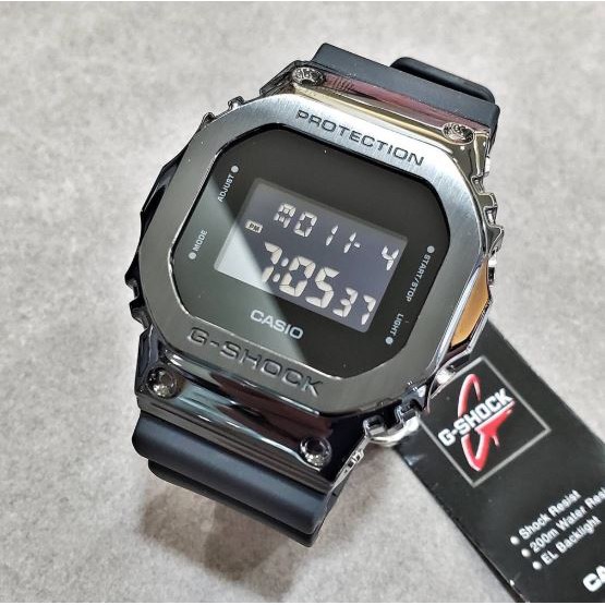 【KAPZZ】CASIO GM-5600B-1 / G-SHOCK系列 經典5600不鏽鋼錶款