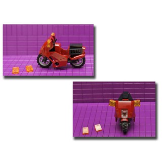 [樂高零件]深紅色全罩式機車_摩托車