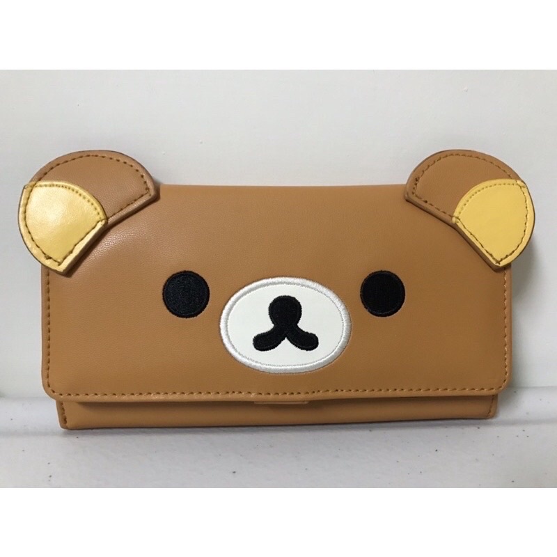 ［二手］Rilakkuma 拉拉熊 懶懶熊 造型 長夾 錢包 多夾層