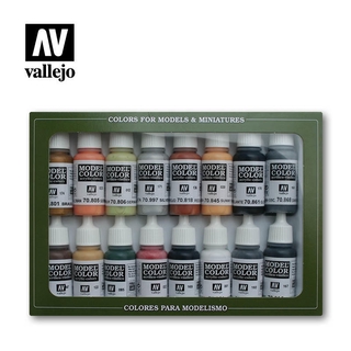 Vallejo AV水漆 套裝系列:二戰德國色(16色) 貨號AV70107