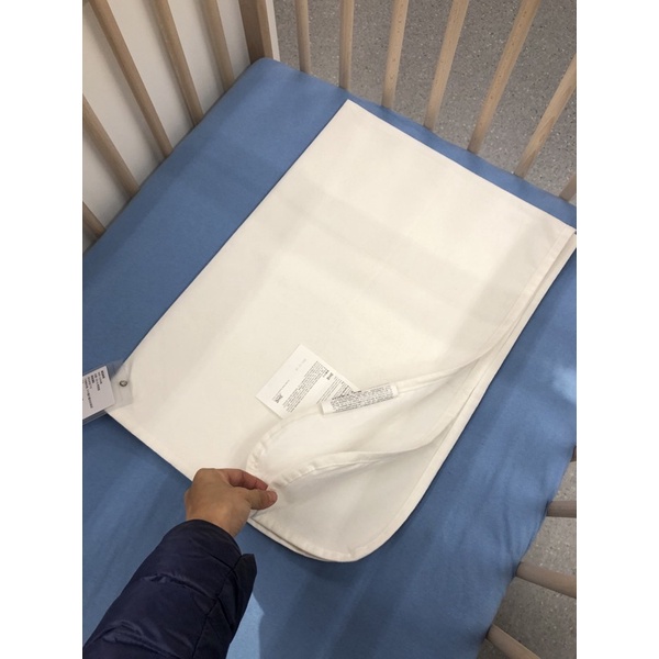 IKEA LEN 保潔墊 白色 70x100 公分 防水裡布可保護床墊 適用於兒童床及一般床舖