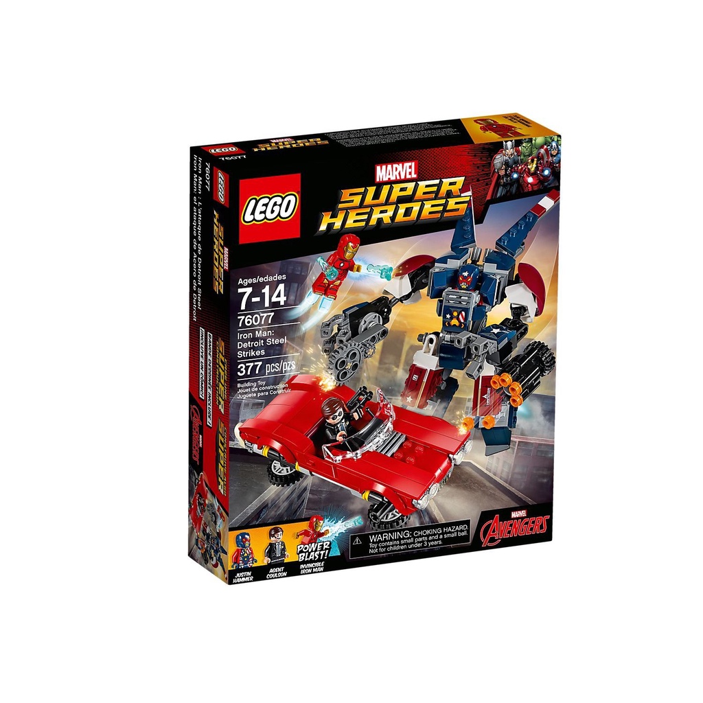 LEGO 樂高 超級英雄系列 76077 Iron Man: Detroit Steel Strikes