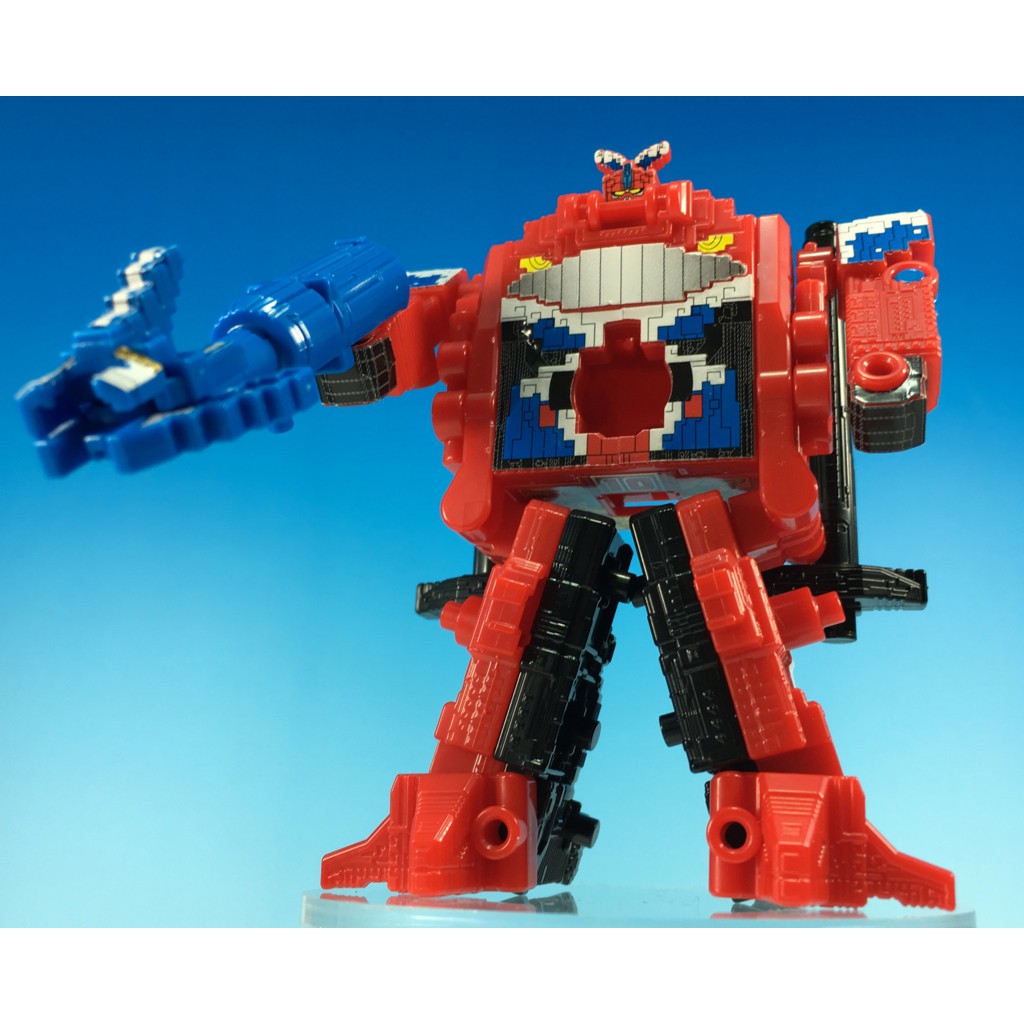 動物戰隊迷你合體ex02 Minipla 機器人獸王鯨鯨魚非騎士龍魔進 蝦皮購物