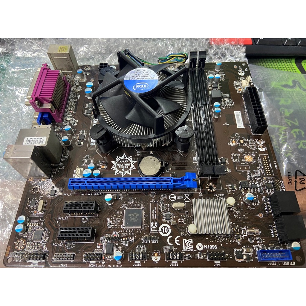 Intel I5-4460(附風扇) + MSI B85M-P33-V2