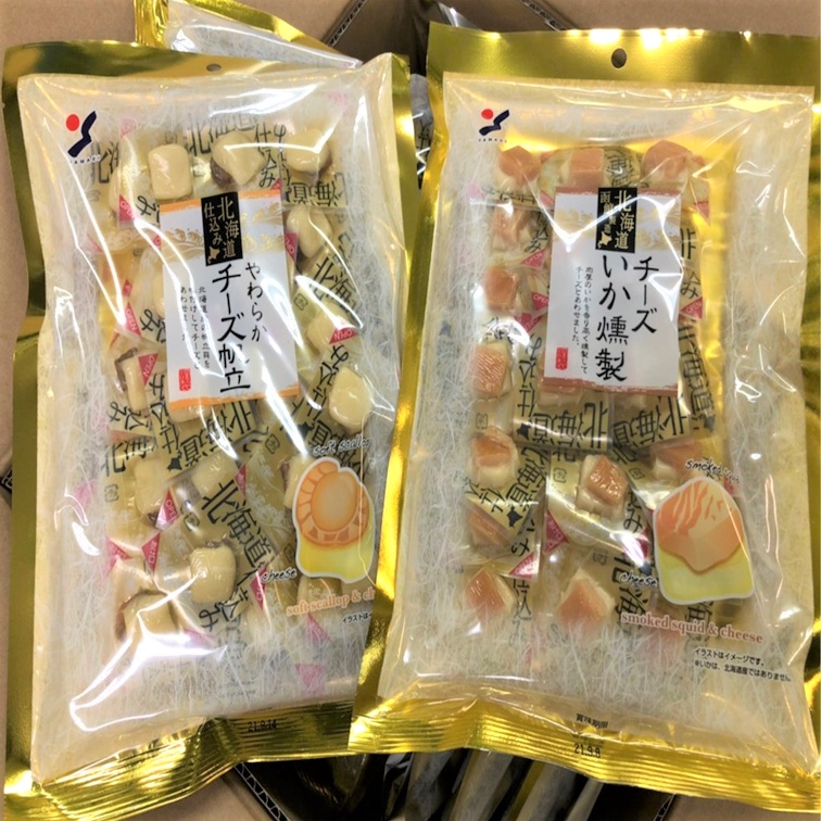 【現貨】北海道函館製造 煙燻 起司 帆立貝 干貝燒 燒帆立貝 干貝糖 魷魚 好吃 涮口 鮮美 桃子小姐