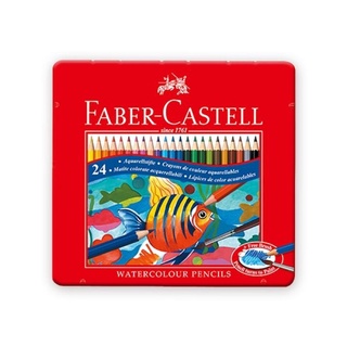 [ARTBOX OFFICIAL] Faber Castell 锡水彩铅笔 24 色
