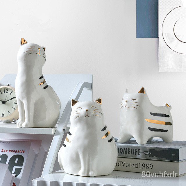漫事新貓部雜貨日式靈動可愛貓咪花瓶貓造型花器玄關客廳裝飾家居擺件 蝦皮購物