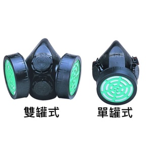 ◉藍鷹牌 NP-307 雙罐式/單罐式 半面式防毒口罩◉需加購濾毒罐(RC-1.RC-2.RC-3.RC-9)
