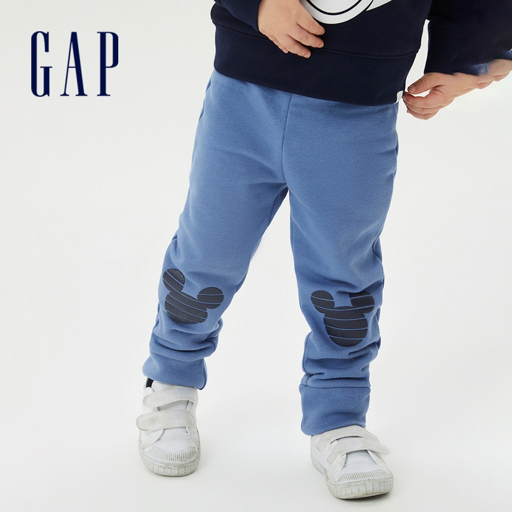 Gap 男幼童裝 Gap x Disney迪士尼聯名 米奇棉褲-藍色(833430)