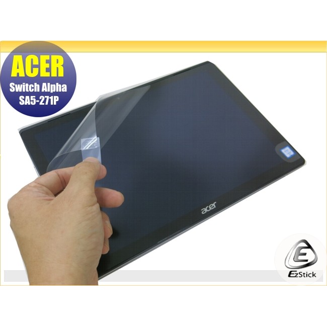 【Ezstick】ACER Switch ALPHA 12 SA5-271 靜電式平板LCD液晶螢幕貼(可選鏡面或霧面)