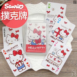 Hello Kitty撲克牌，遊戲牌poker桌遊卡片遊戲三麗鷗凱蒂貓紙牌(日光城)