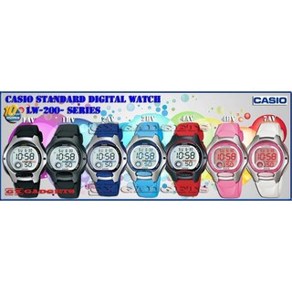 【八度空間】CASIO LW-200 50米防水LED照明.第二時間功能