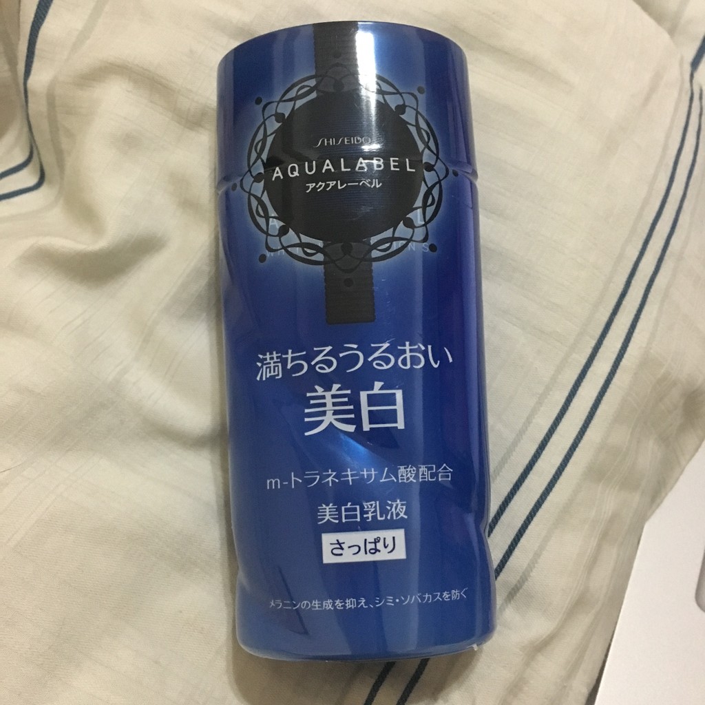 QueenieC 水之印 AquaLabel 晶透白柔膚乳液 130ml 全新購自日本