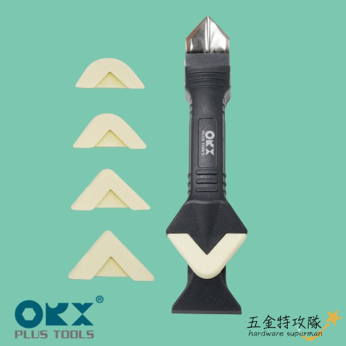 【ORX】臺灣製 PW137 矽利康刮刀抹刀膠頭組 orix矽力康工具/抹平工具Silicone邊刀填縫膠矽膠整平刮刀