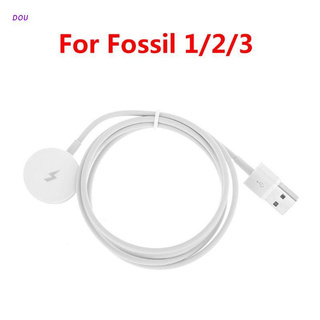 DOU Fossil Q Gen 2 Founder Gen 3 Explorist的手錶充電器充電底座電纜