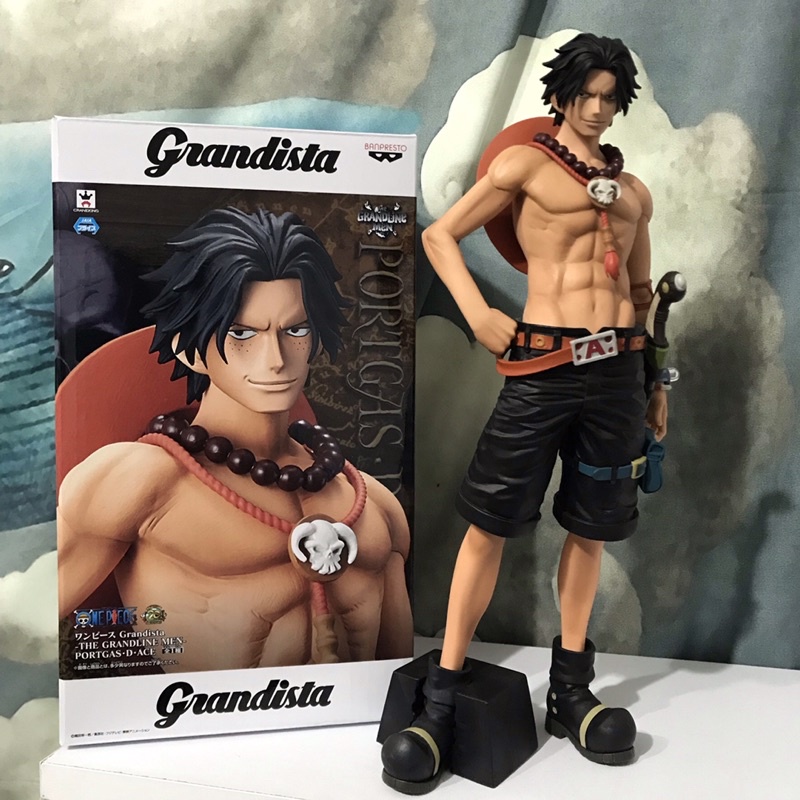 ONE PIECE 海賊王 航海王 代理 白證 Grandista Gros 艾斯 火拳 景品 公仔 模型