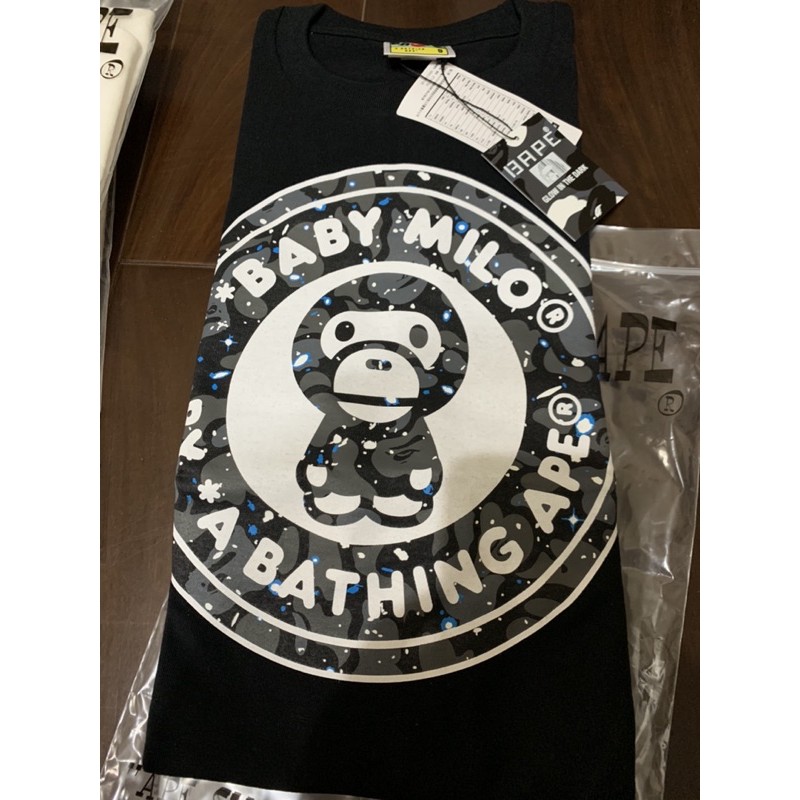 【正版現貨】Bape Space Camo BABY MILO TEE 反光短袖 夜光