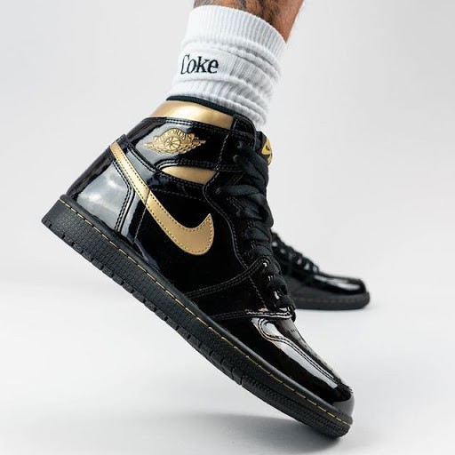 柯拔 Air Jordan 1 High OG Black Gold 555088-032 AJ1 黑金