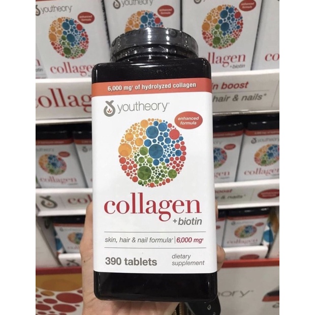 ✔️現貨。全新美國youtheory膠原蛋白Collagen 390顆 (效期2023/09)