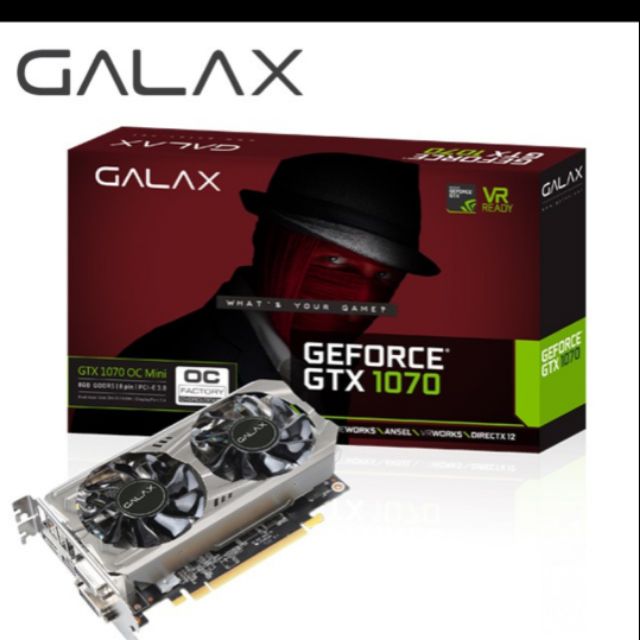 全新GALAX GTX 1070 8G oc mini