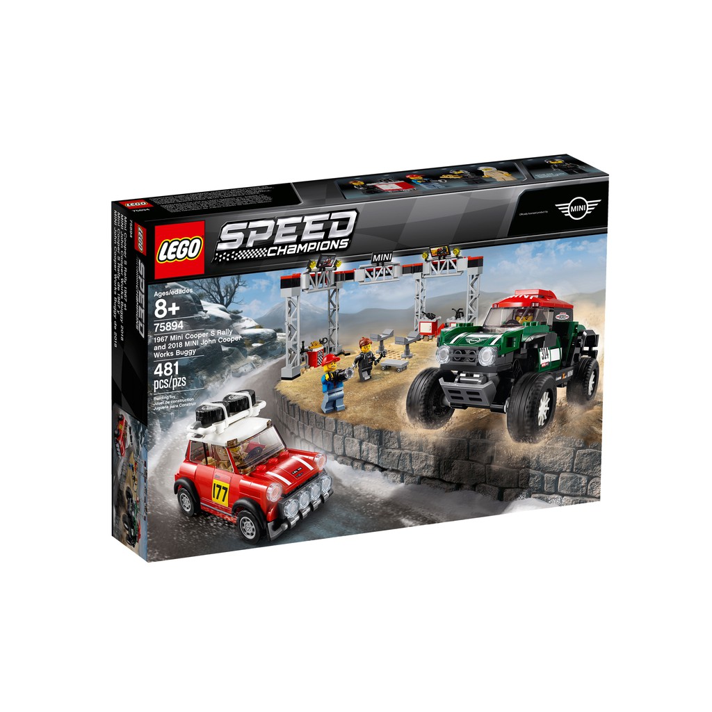 【積木樂園】樂高 LEGO 75894 SPEED系列 Mini Cooper對決