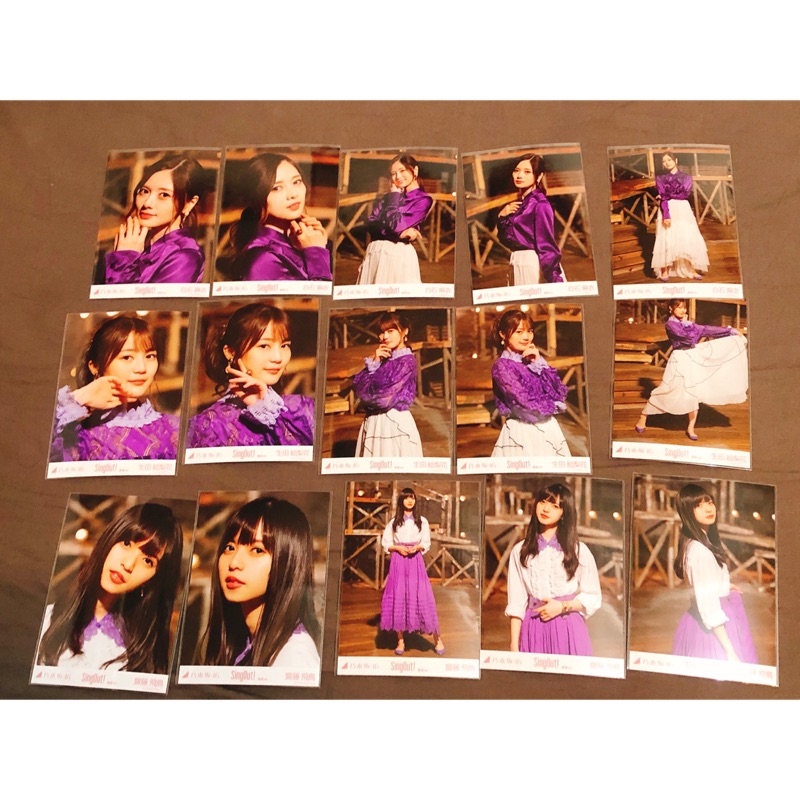 乃木坂46 生寫真 Sing out 白石麻衣 生田絵梨花 齋藤飛鳥