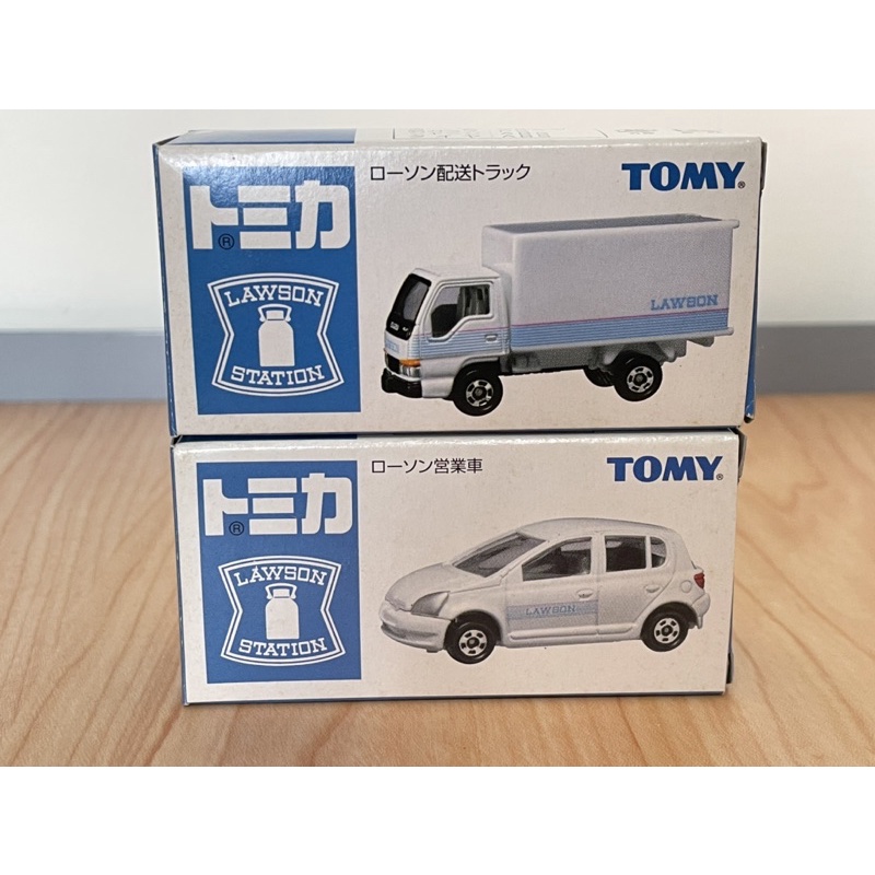 2台一組 tomica lawson 日本 超商 便利商店 配送車 營業車 物流車 7-11 vitz 貨車