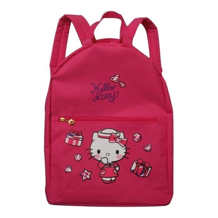 全新現貨Sogo來店禮Hello Kitty經典桃紅後背包雙肩背書包休閒包旅行包(台北可面交) 日本三麗鷗甜美璀璨花漾