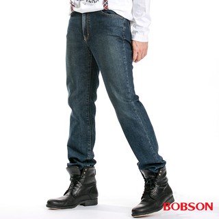 BOBSON男款低腰小直筒褲(1727-53)