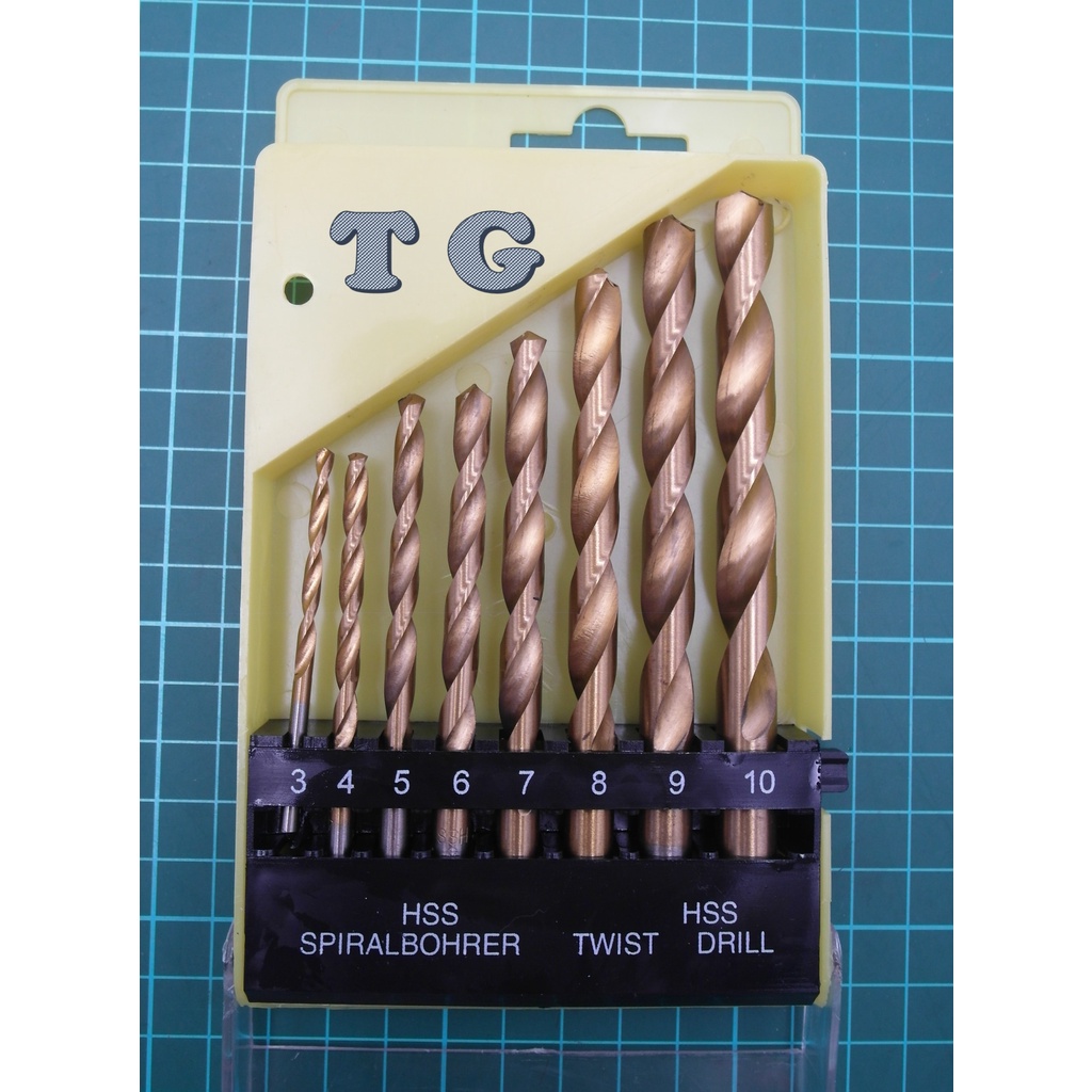 TG~SC299 鐵鑽鑽尾工具組 8pcs鑽頭組 鐵鑽鑽尾組 鑽頭組 電鑽組 鑽孔