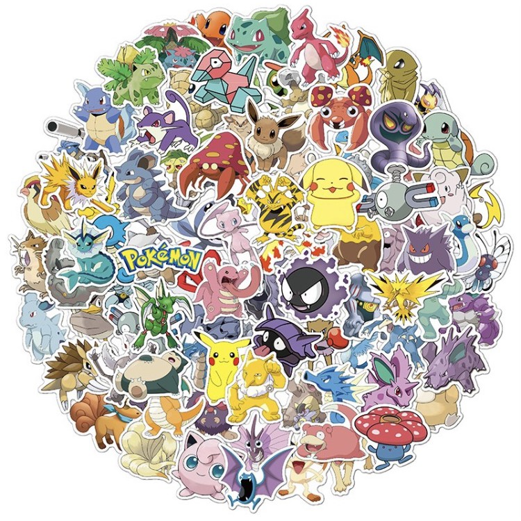100張入 神奇寶貝 pokemon貼紙