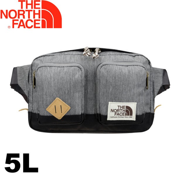 【The North Face 美國 5L 腰包《灰》】2UCY/運動腰包/隨身包/防潑水/悠遊山水