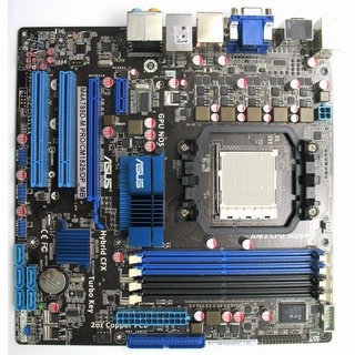 華碩 M4A785D-M PRO 全固態電容主機板、AMD 785G晶片組、PCI-E、音效、網路、DDR2、附擋板