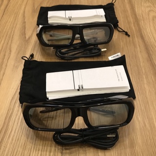 ［二手 六成新］SONY原廠3D眼鏡TDG-BR250 黑色 白色