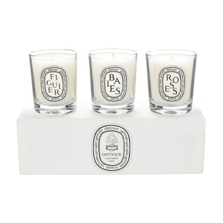 🛒現貨DIPTYQUE 迷你香氛蠟燭禮盒-漿果香+無花果+玫瑰 3 x 70g