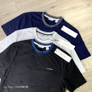 (小百姓美國正品代購）CK Calvin Klein Jeans 成人 字母刺繡小logo 雙色 基本款 短袖T恤 上衣