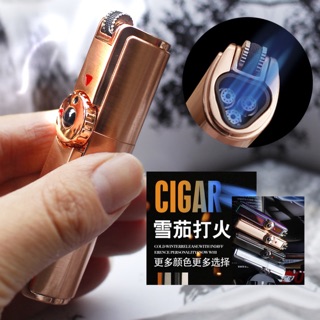 《現貨特價》臺灣現貨 正品JOBON中邦防風打火機 三直衝 充氣砂輪式 創意個性 三直沖雪茄打火機氣體 噴槍 噴燈