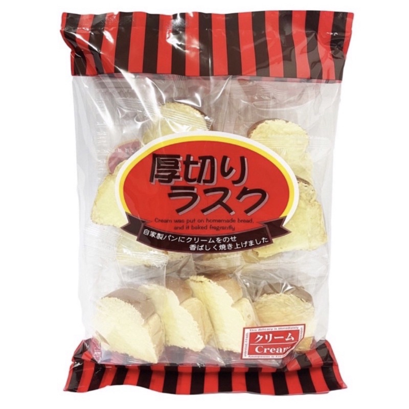 日本 若山製菓 厚切奶油吐司造型餅 100g 個別包裝