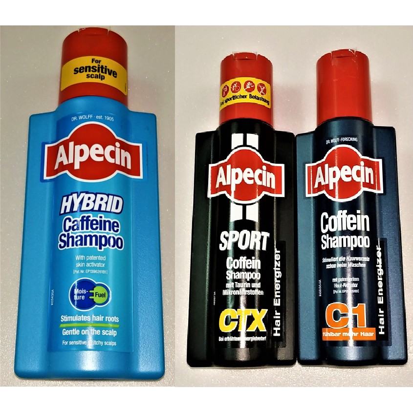 10倍蝦幣10%回饋德國髮現工程Alpecin咖啡因洗髮精250ml雙動力型洗髮露C1一般型Alpecin CTX運動型