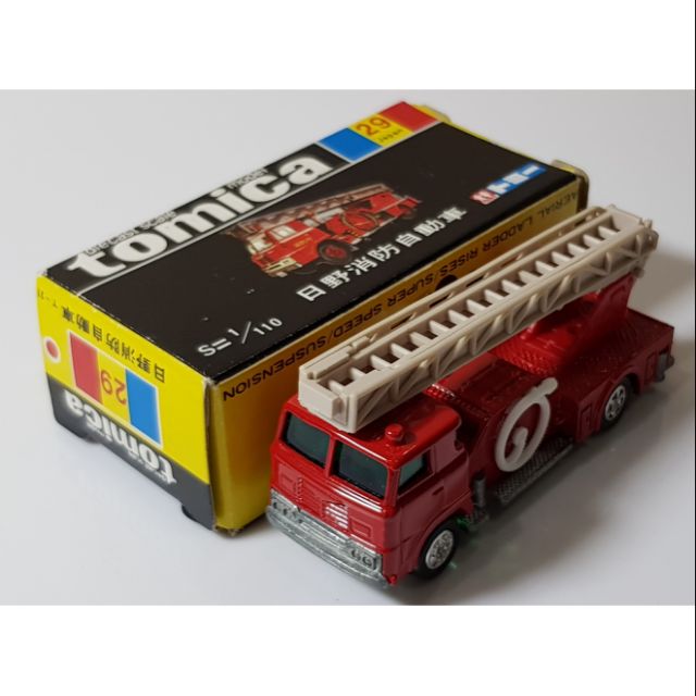 tomica 黑盒 29 日本製 多美卡 日野 消防車