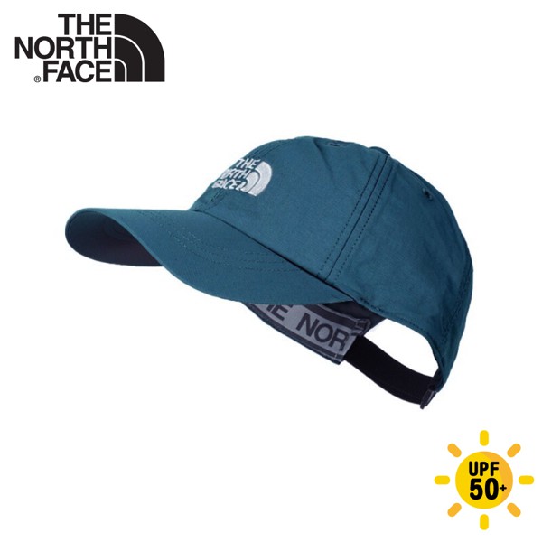 【The North Face 快乾棒球帽《蒼藍》】CF7W/防曬透氣運動帽/鴨舌帽/遮陽帽/卡車帽/悠遊山水