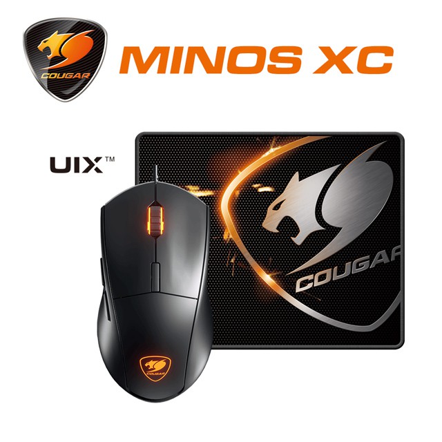 【COUGAR 美洲獅】MINOS XC 最強電競組合 電競滑鼠 + 鼠墊