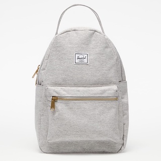 Herschel Nova Mini XS 迷你 金屬拉鍊 淺灰 灰色 帆布 書包 小型 小包 小後背包 後背包 現貨