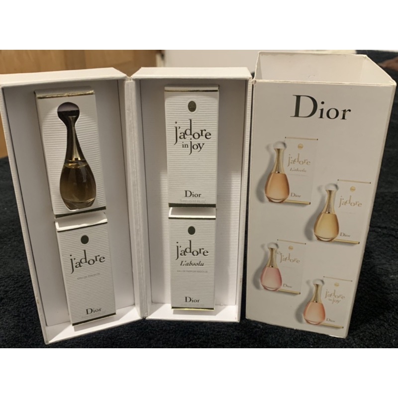 Dior 真我宣言j’adore四入小香禮盒jadore香水（二手）含運